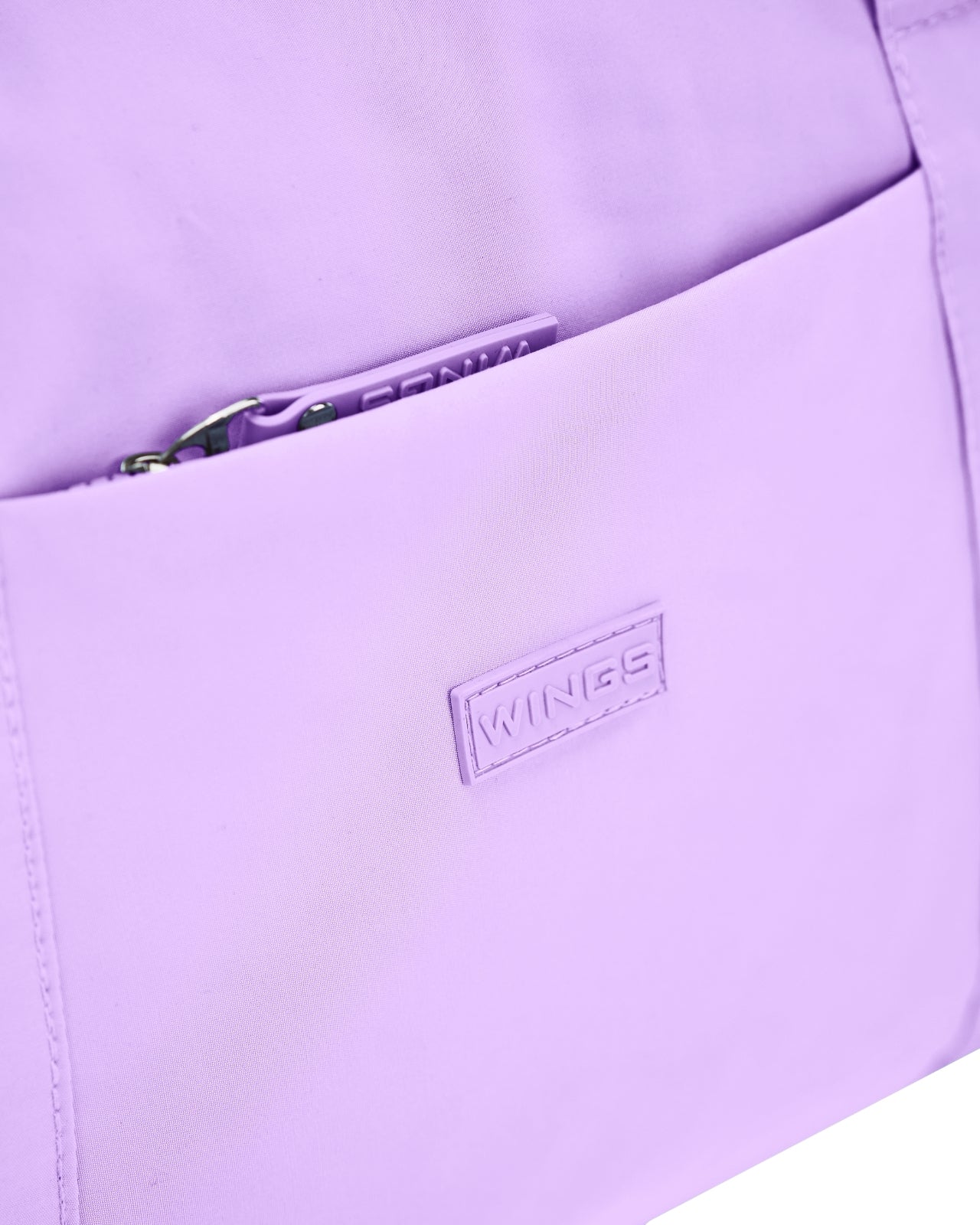 WINGS SOLENNE sports bag with shoe pocket and suitcase strap PURPLE