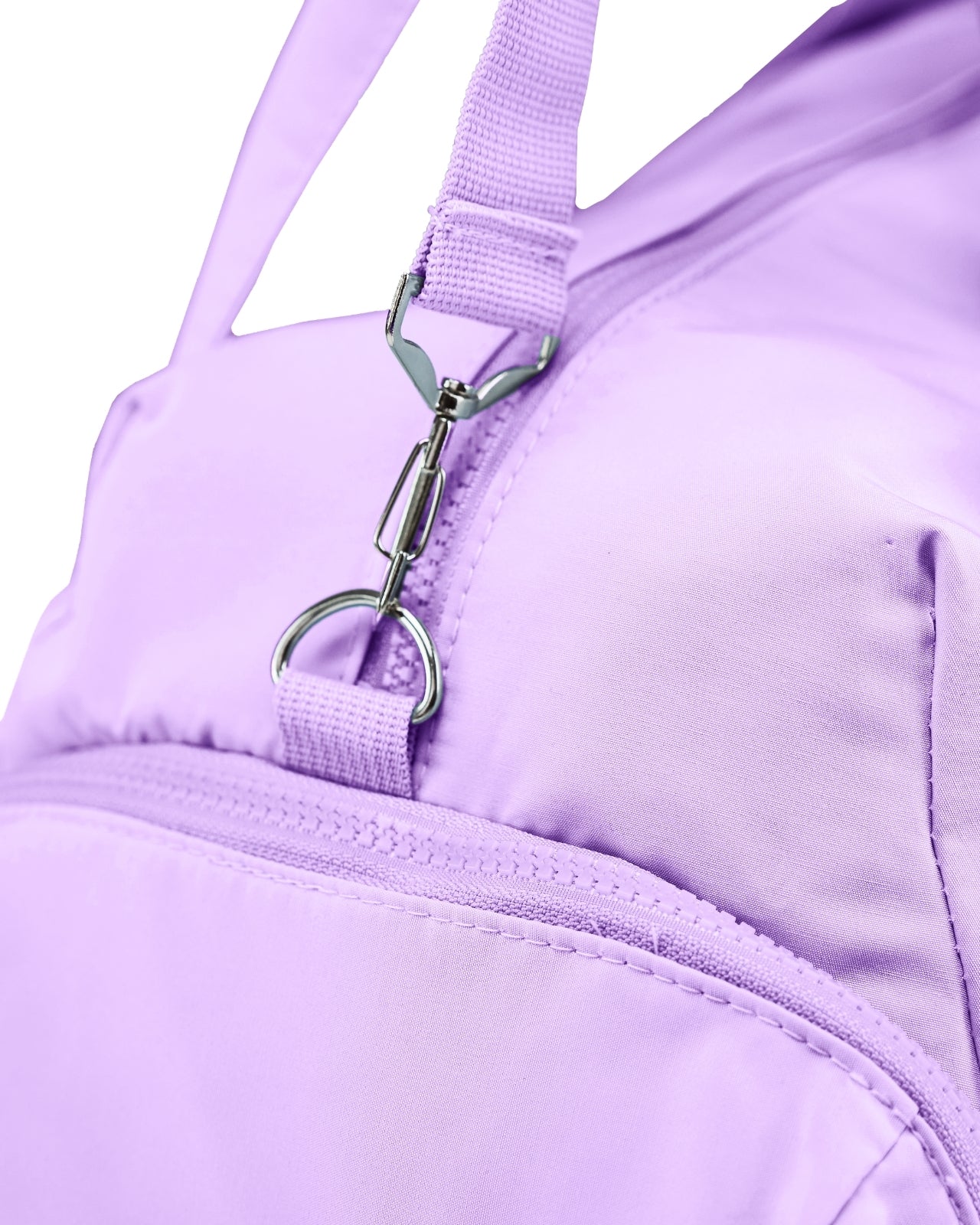 WINGS SOLENNE sports bag with shoe pocket and suitcase strap PURPLE