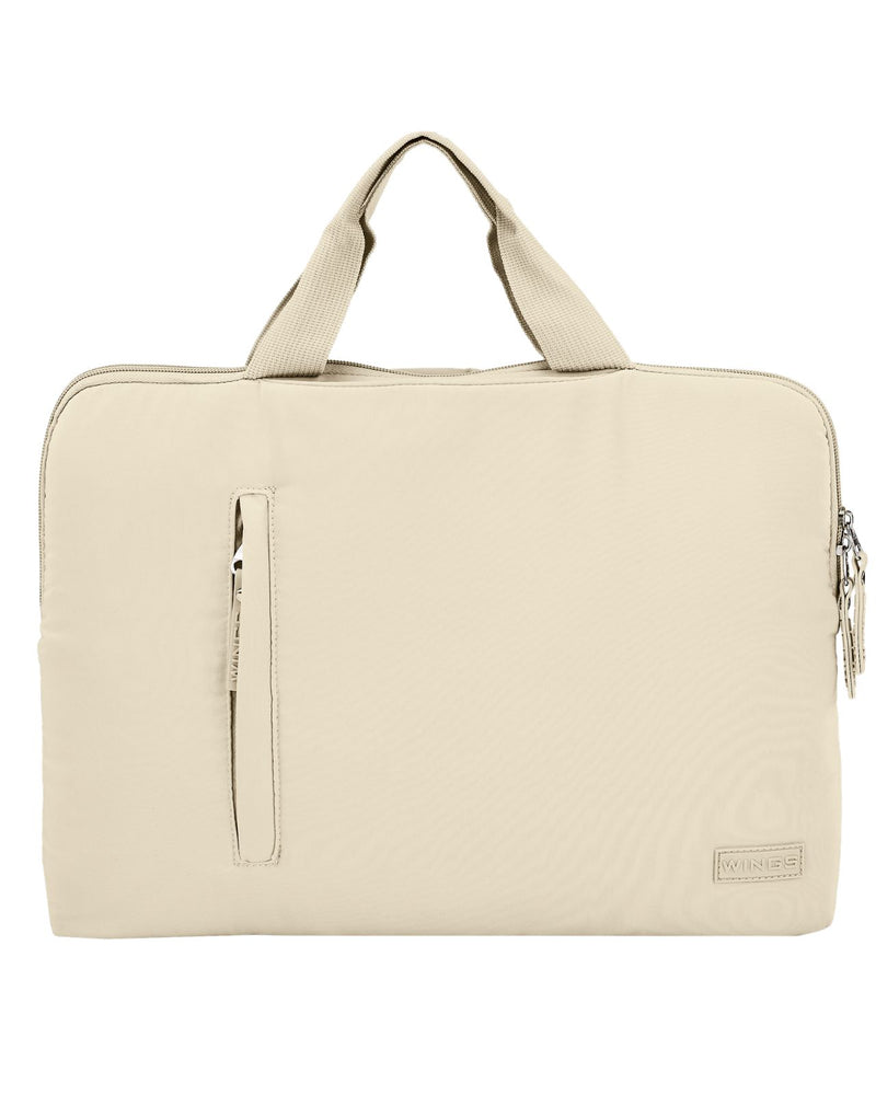 WINGS SOLENNE 15,6 hüvelykes laptop táska BEIGE