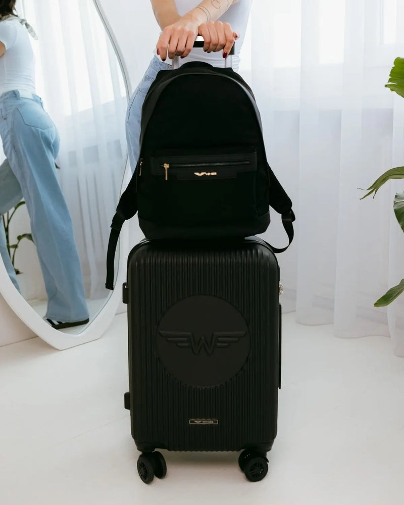 Cabin suitcase Wings Swallow 3.0 BLACK 20"