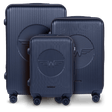 Set of 3 WINGS Swallow 3.0 Suitcases BLUE