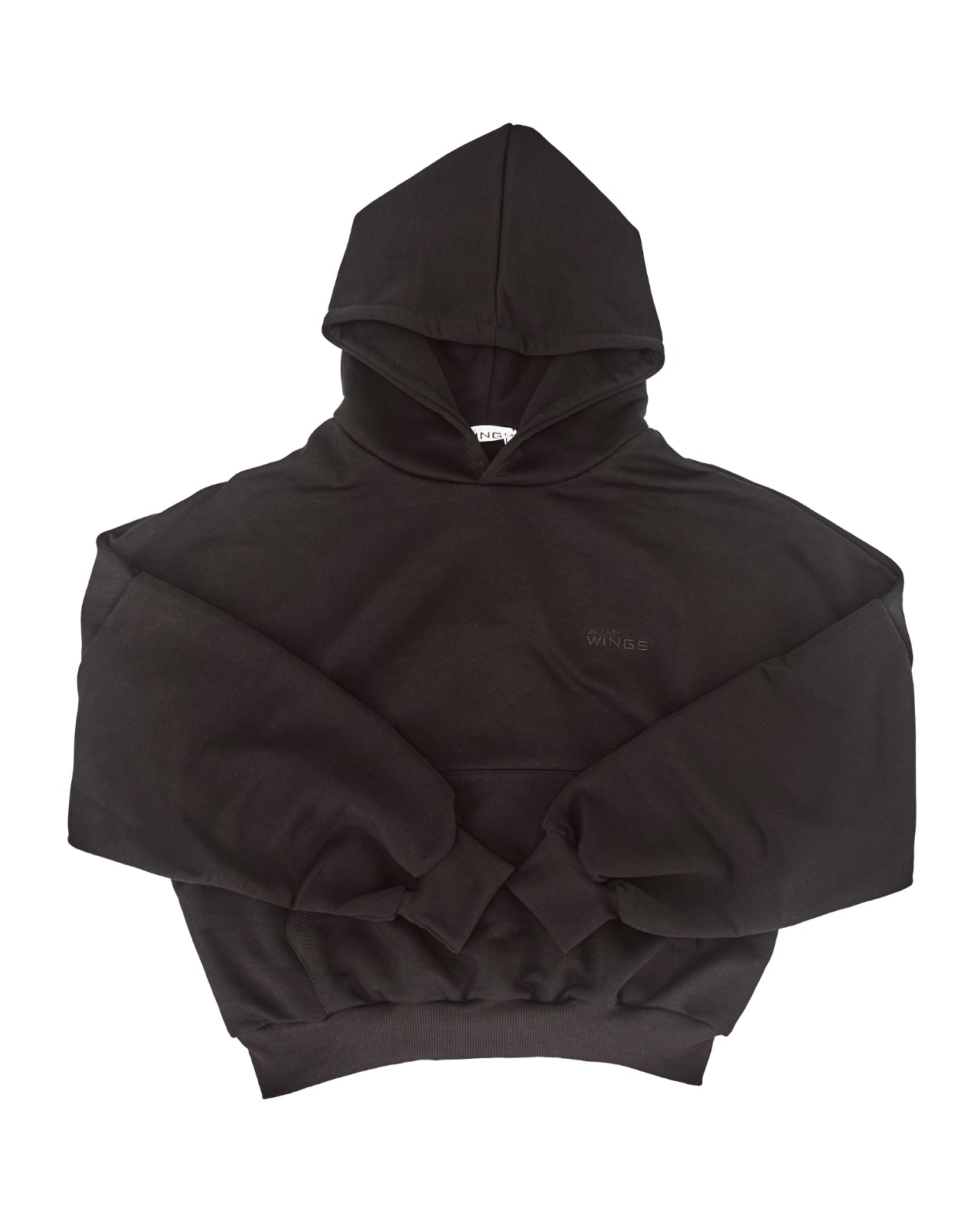 Naisten oversize-huppari UNLEASH WINGS MUSTA