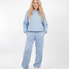 Σετ φόρμας WINGS UNLEASH γυναικείο oversize βαμβάκι PASTEL BLUE