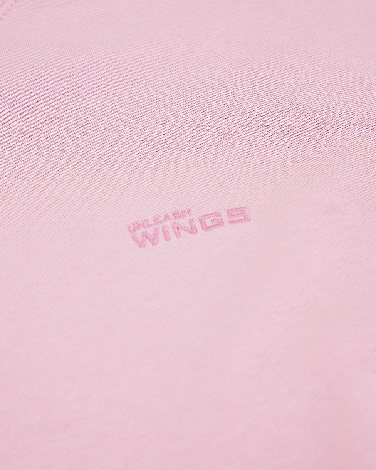 Damebluse CREWNECK oversize UNLEASH WINGS PINK