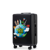 Wings ABS+ 20" Customized BLACK TOURISM cabin suitcase