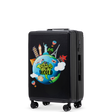 Wings ABS+ 20" Customized BLACK TOURISM cabin suitcase