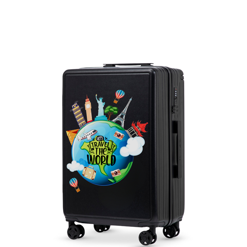Kabinekuffert Wings ABS+ 20" Customized SORT TURISME