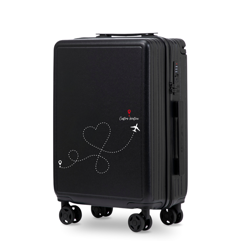 Kabinekuffert Wings ABS+ 20" specialtilpasset sort TRAVEL