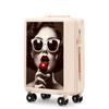 WINGS ABS+ 20" Customized DIRTY WHITE CHERRY cabin suitcase