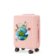 Valiză de cabină Wings ABS+ 20" Customized SOFT PINK TOURISM