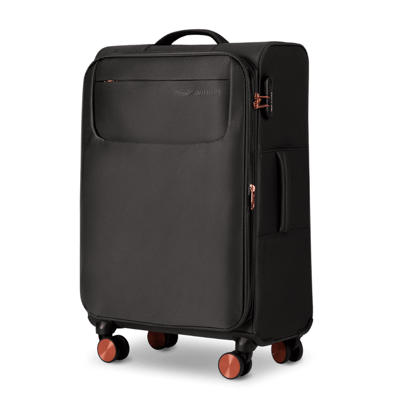 Vidēja mīksta čemodāna TERN Wings 24" MELNA