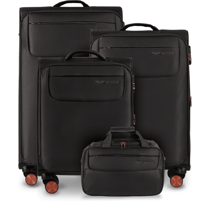 Komplekts 3 koferi TERN + rokas soma Wings PELĒKA