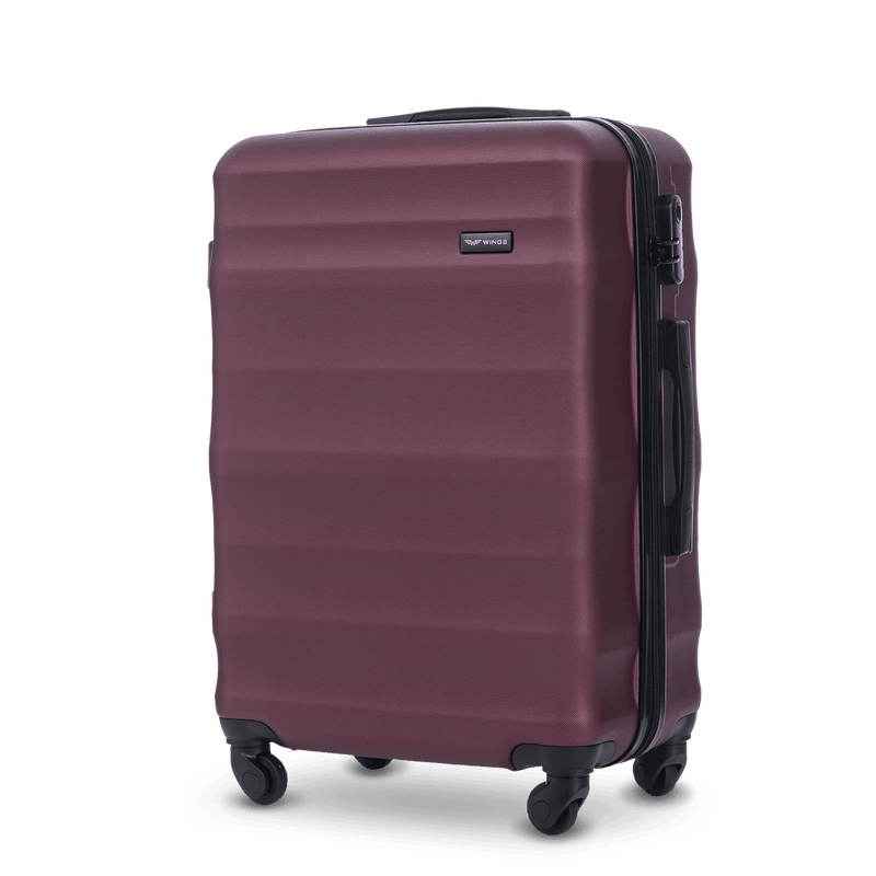 Mellemstor kuffert WINGS ABS+ VULTURE 24" Burgundy