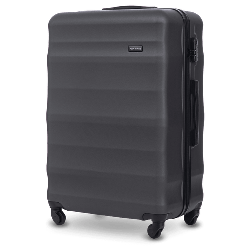 Large WINGS VULTURE ABS+ Suitcase 28" Dark Grey