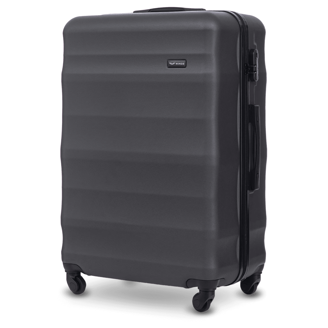 Large WINGS VULTURE ABS+ Suitcase 28" Dark Grey