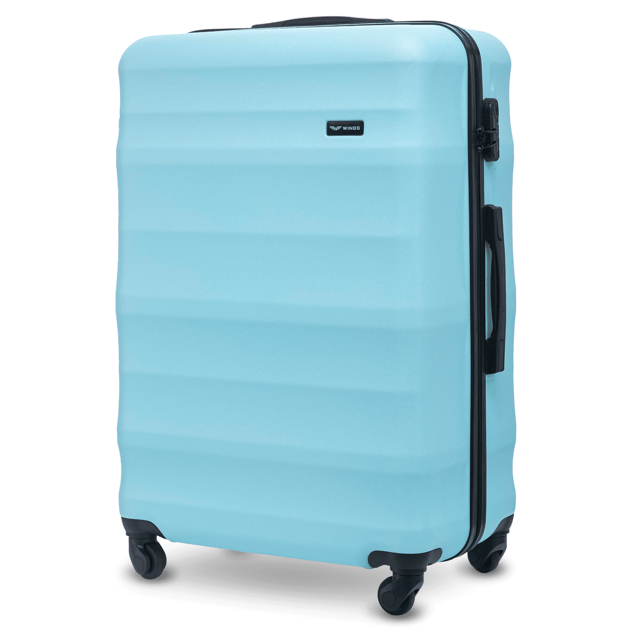 Large WINGS VULTURE ABS+ Suitcase 28" Light Blue