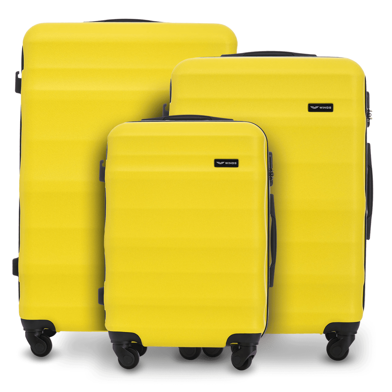 Komplet 3 WALIZEK Wings ABS+ VULTURE Yellow VULTURE COLLECTION