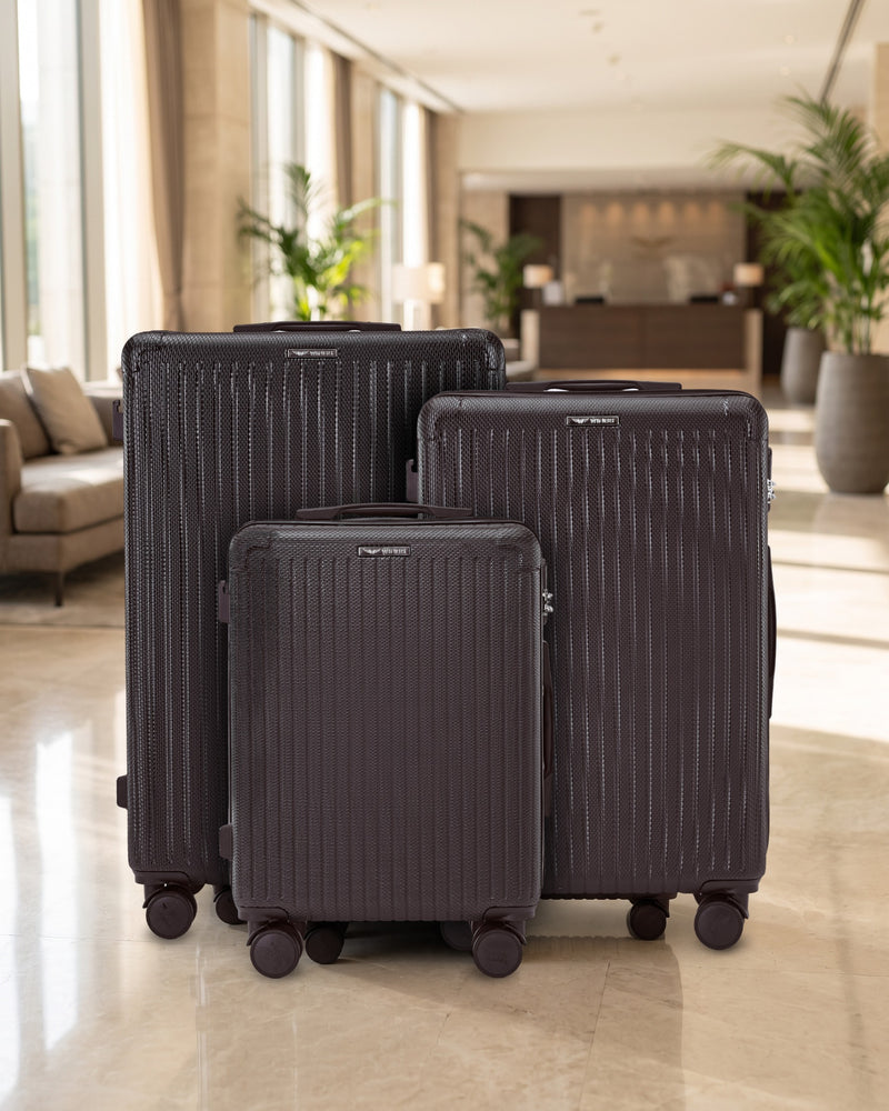 Set of 3 suitcases WINGS WHIMBREL BLACK