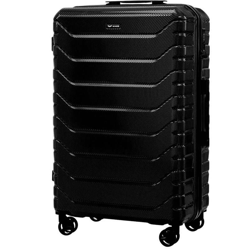 Set di 4 valigie Wings CRAKE S/M/L + valigetta BLACK