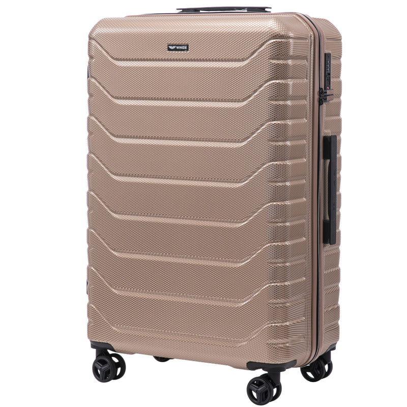 Set de 4 maletas Wings CRAKE S/M/L + maletín CHAMPAGNE