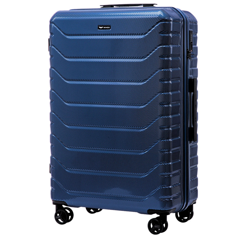 Set de 4 maletas Wings CRAKE S/M/L + maletín MIDDLE BLUE