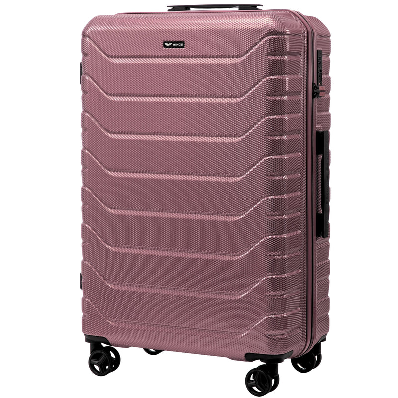 Set de 4 maletas Wings CRAKE S/M/L + maletín ROSE GOLD