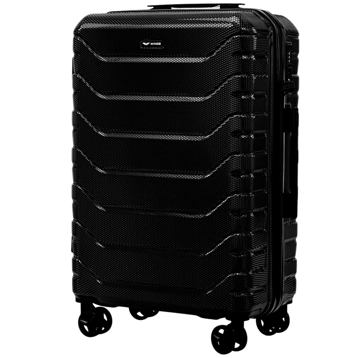 Zestaw 4 walizek Wings CRAKE S/M/L + Kuferek BLACK CRAKE COLLECTION
