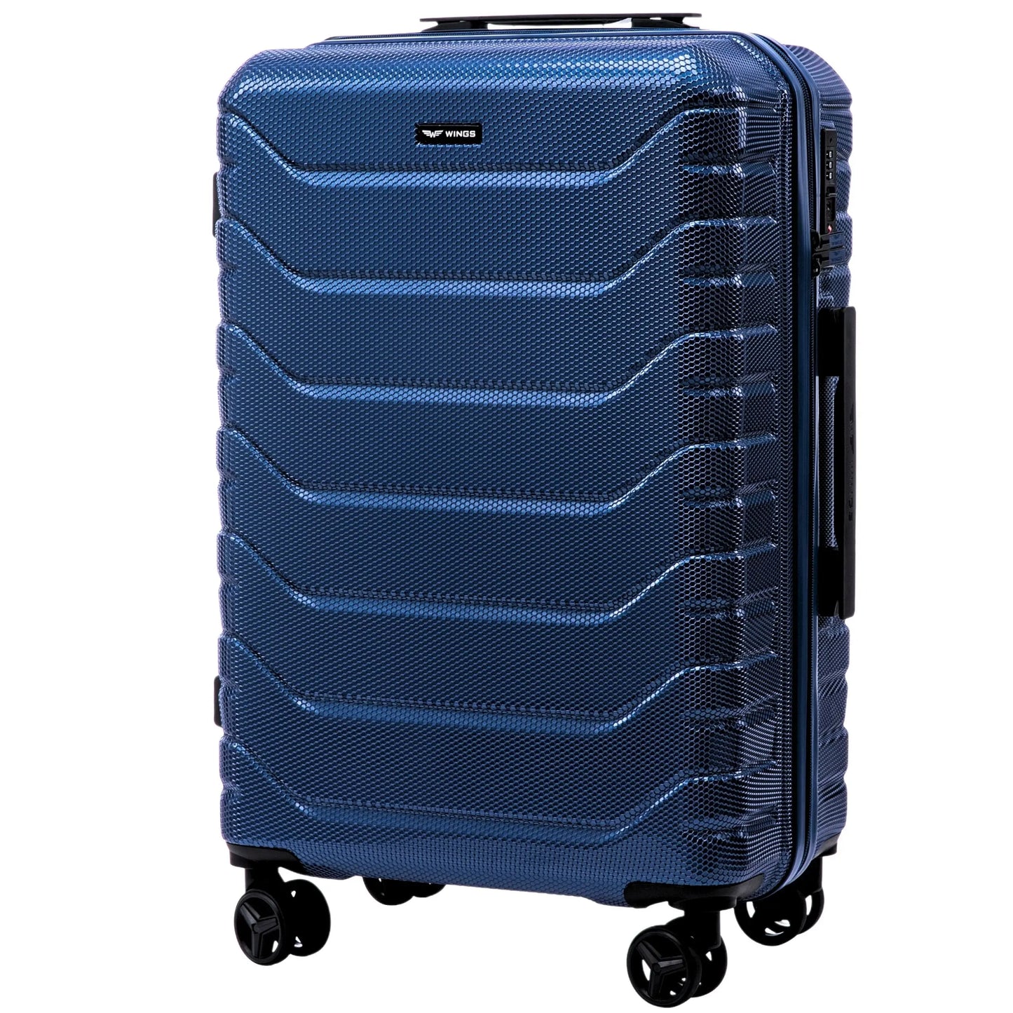 Zestaw 4 walizek Wings CRAKE S/M/L + Kuferek MIDDLE BLUE CRAKE COLLECTION