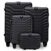 Súprava 4 kufrov Wings PEAFOWL 2.0 BLACK