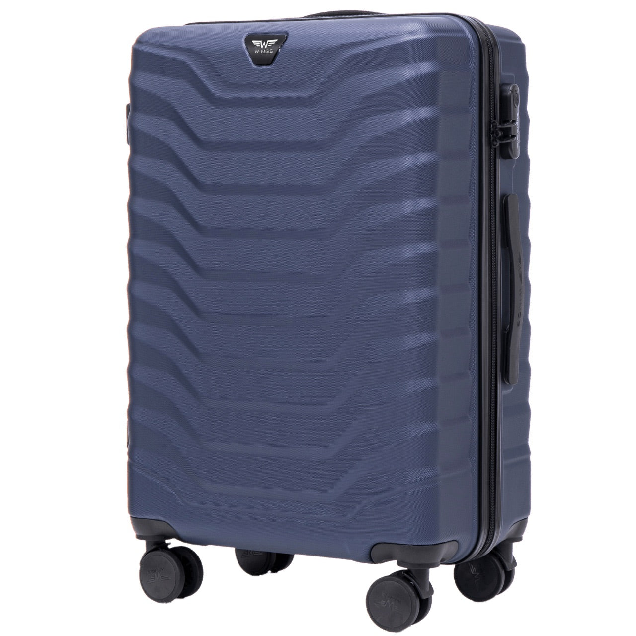 Medium suitcase Wings PEAFOWL 2.0 24" BLUE