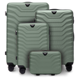 Set of 4 WINGS PEAFOWL 2.0 ARMY GREEN suitcases