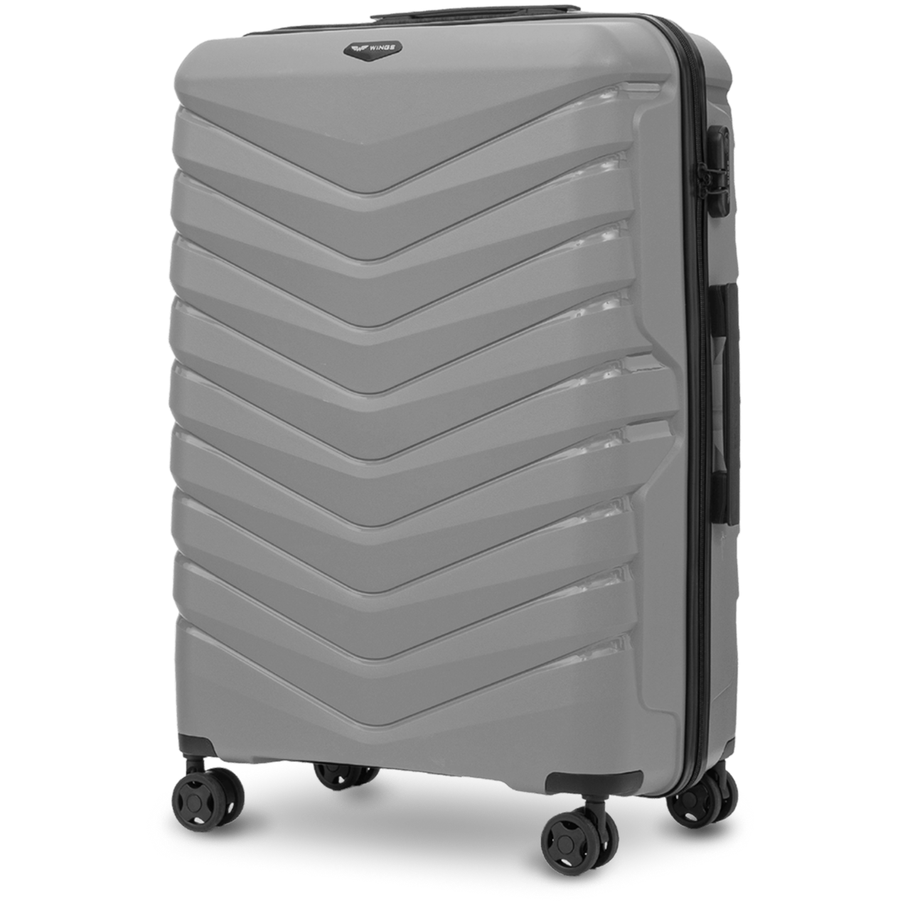 Velký kufr Wings PHOENIX 2.0 polypropylen 28" tmavě šedý