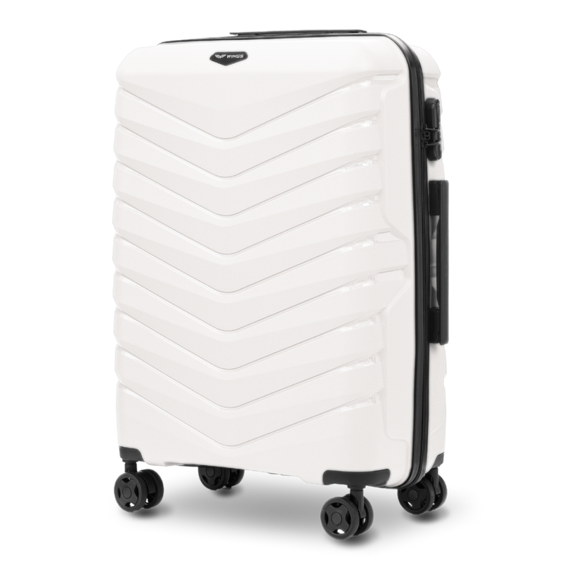 Среден куфар Wings PHOENIX 2.0 полипропилен 24" БЯЛ