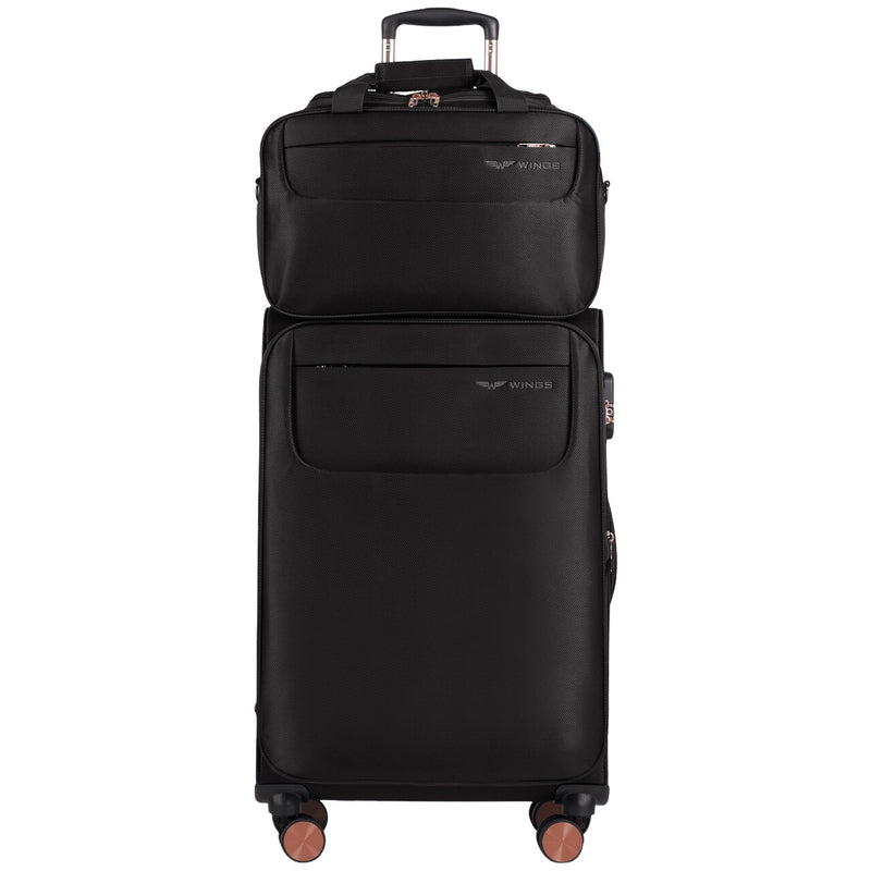Komplekts ar 3 koferiem TERN + rokas bagāžas soma Wings MELNA
