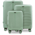 Set di 3 valigie Wings COCKATIEL in polipropilene VERDE MILITARE