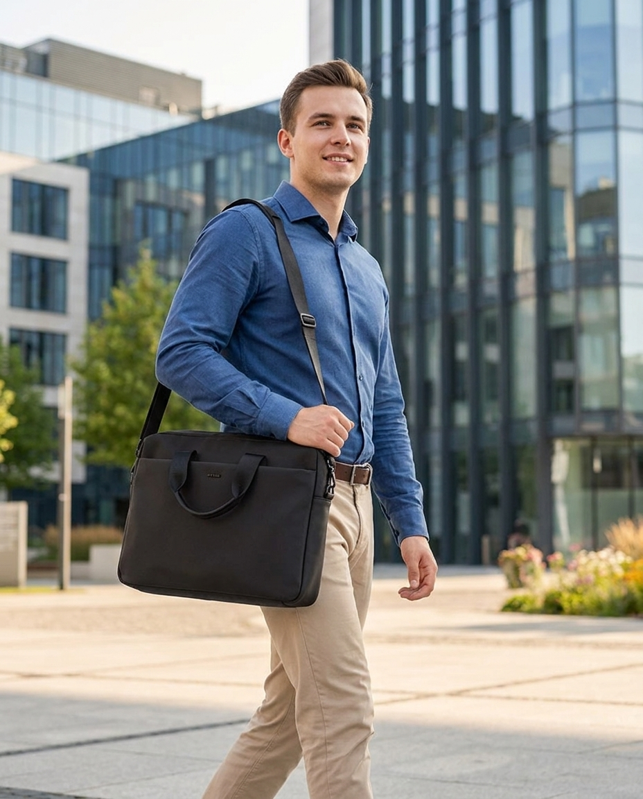 WINGS WILLOW 15.6-inch Laptop Bag BLACK