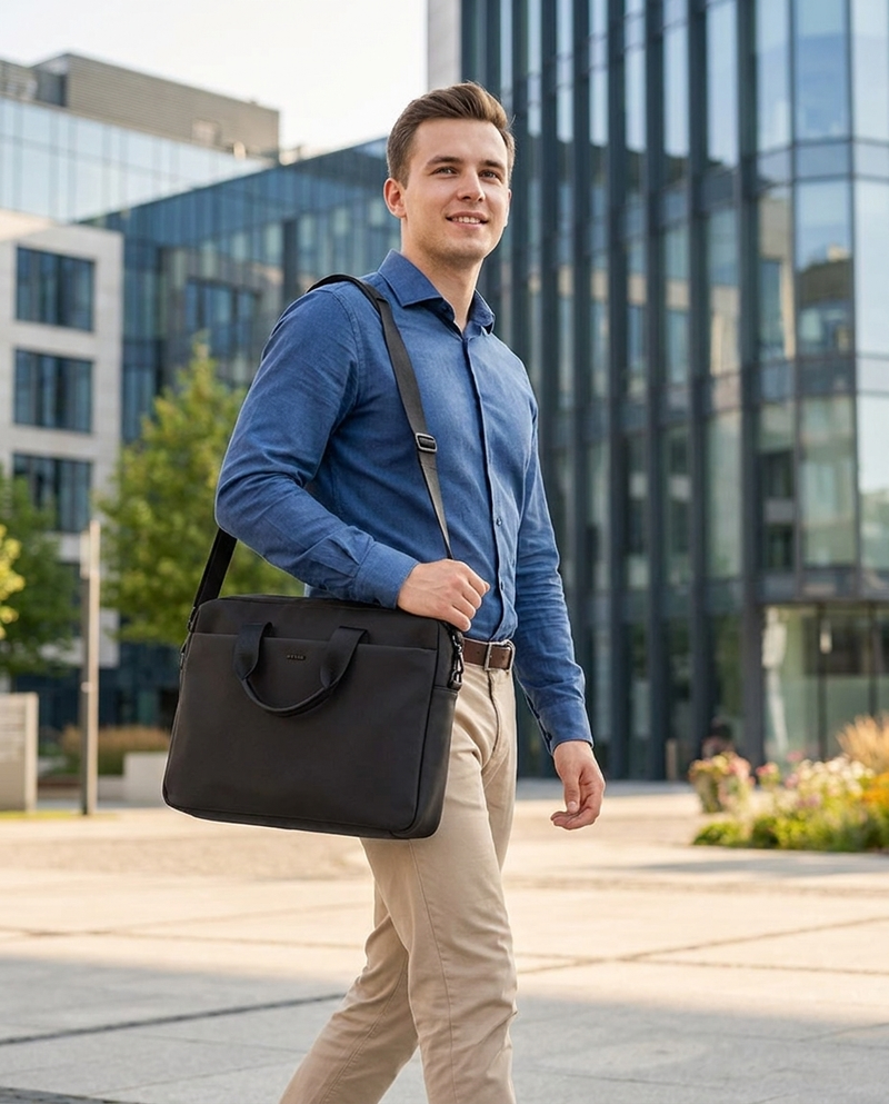 WINGS WILLOW 15.6-inch Laptop Bag BLACK