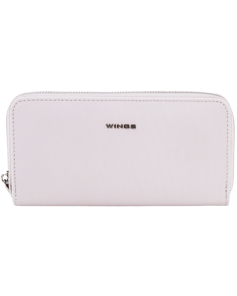 WINGS WILLOW Large Elegant Women's Wallet SNOW LILAC