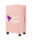 Didelis lagaminas Wings PERSONALIZED ABS+ 28" ŠVELNIAI ROŽINIS