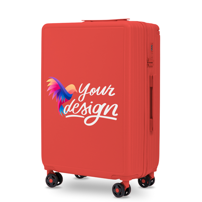 Stredne veľký kufor Wings PERSONALIZED ABS+ 24" ČERVENÝ
