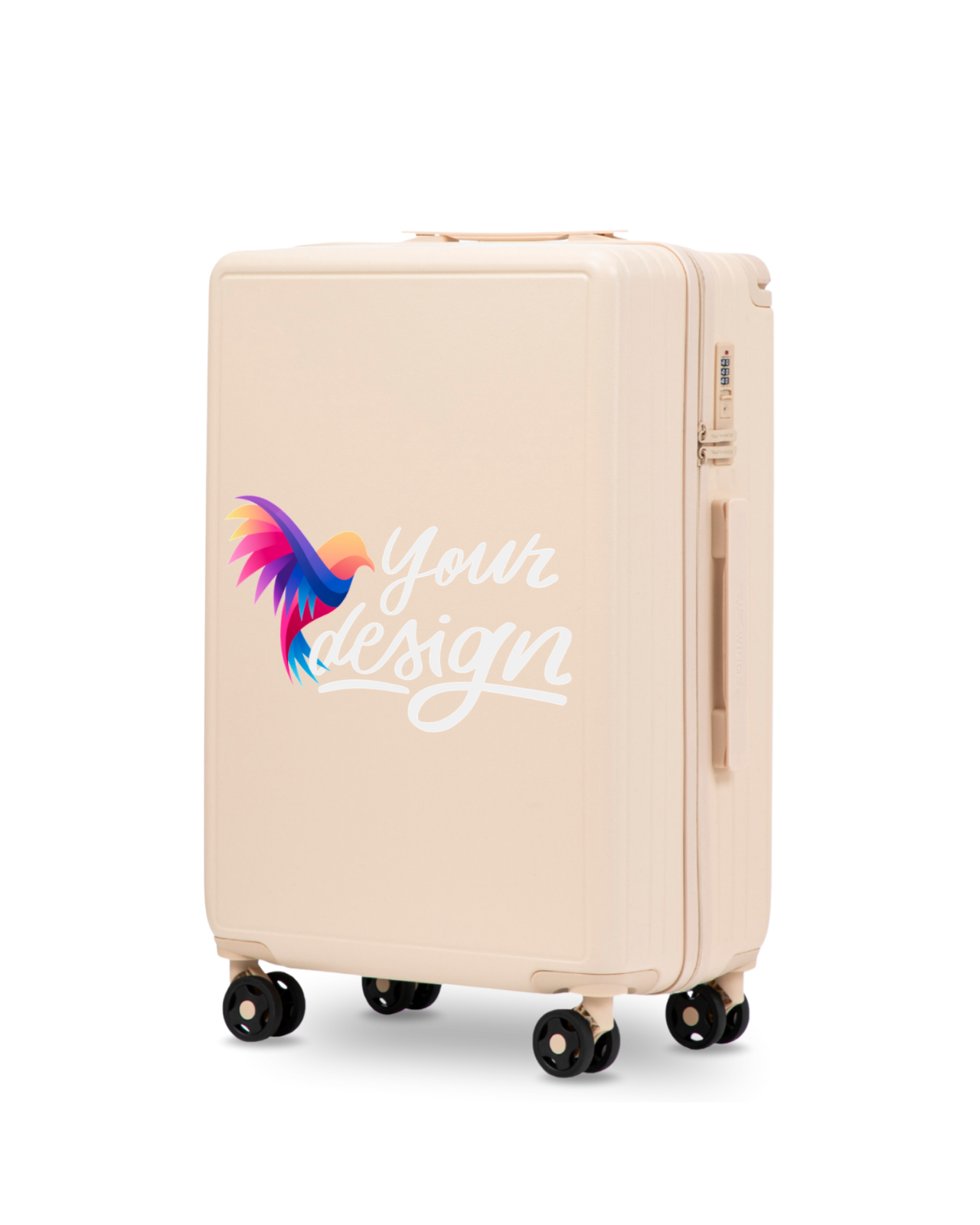 Střední kufr Wings PERSONALIZED ABS+ 24" DIRTY WHITE