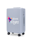 Střední kufr Wings PERSONALIZED ABS+ 24" PASTELOVĚ MODRÝ