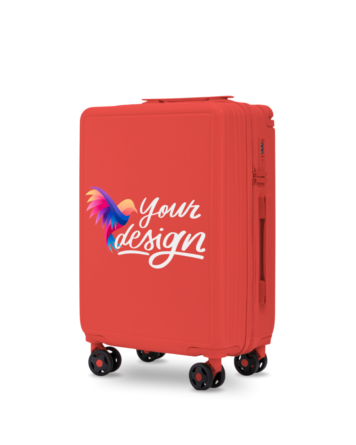 Kabinový kufr Wings PERSONALIZED ABS+ 20" ČERVENÝ