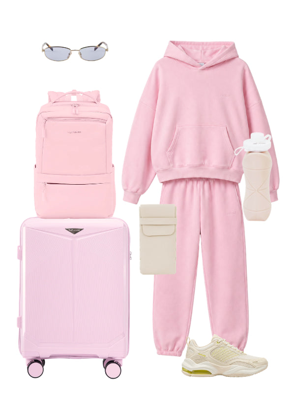 Beige & Pink
