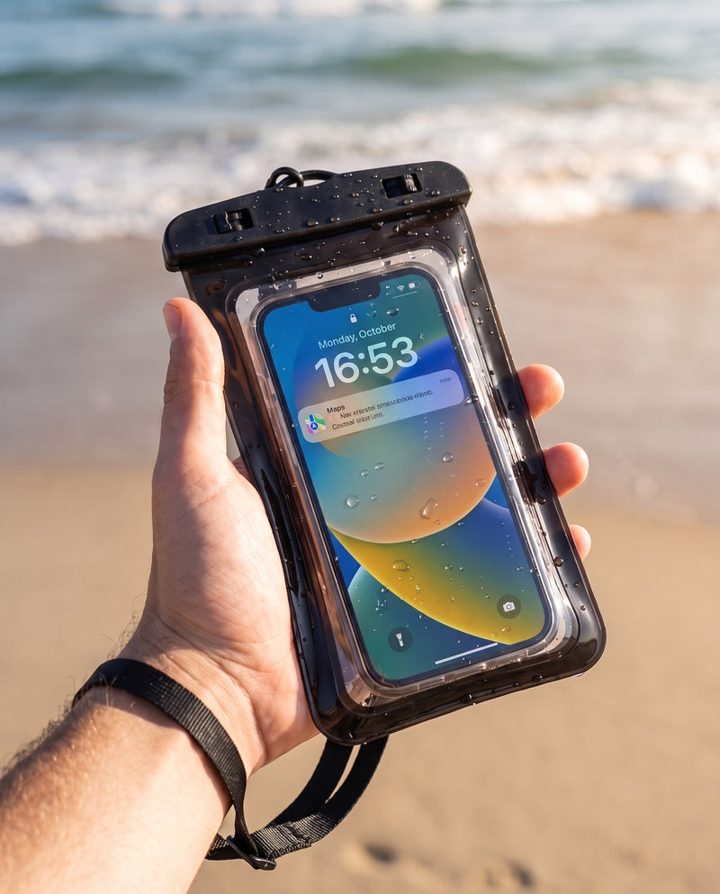 WINGS BLACK waterproof phone case