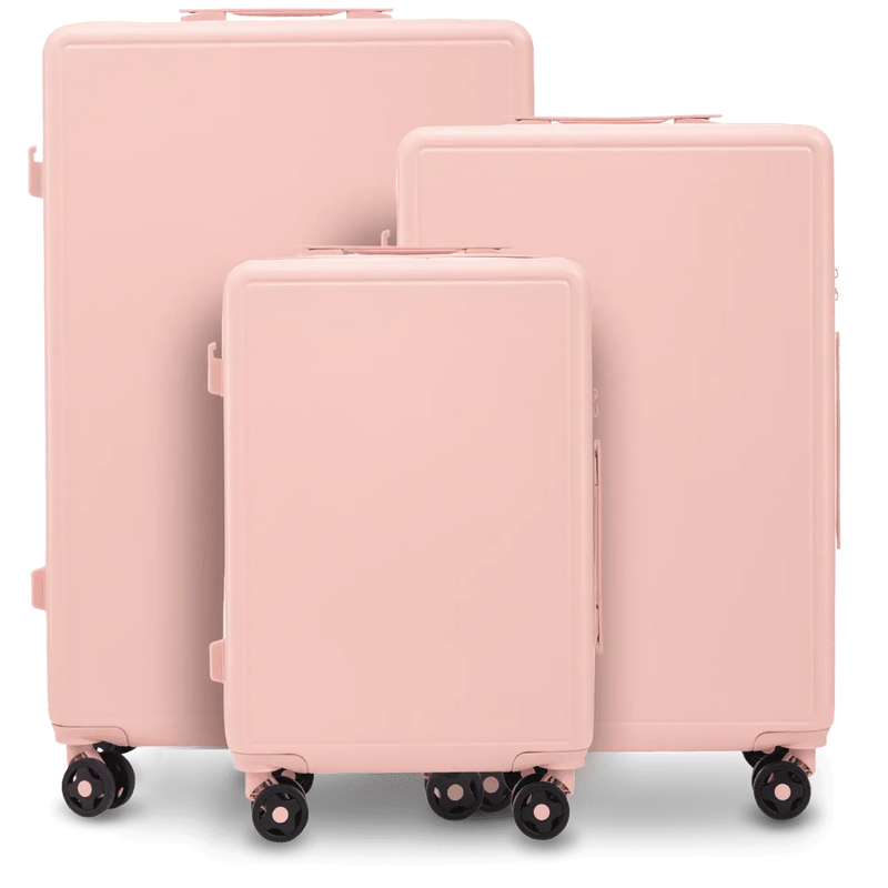 Komplett 3 Koffer Wings ABS + BUNTING SOFT PINK