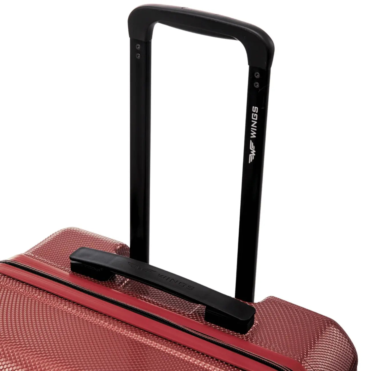 Zestaw 4 walizek Wings CRAKE S/M/L + Kuferek WINE RED CRAKE COLLECTION