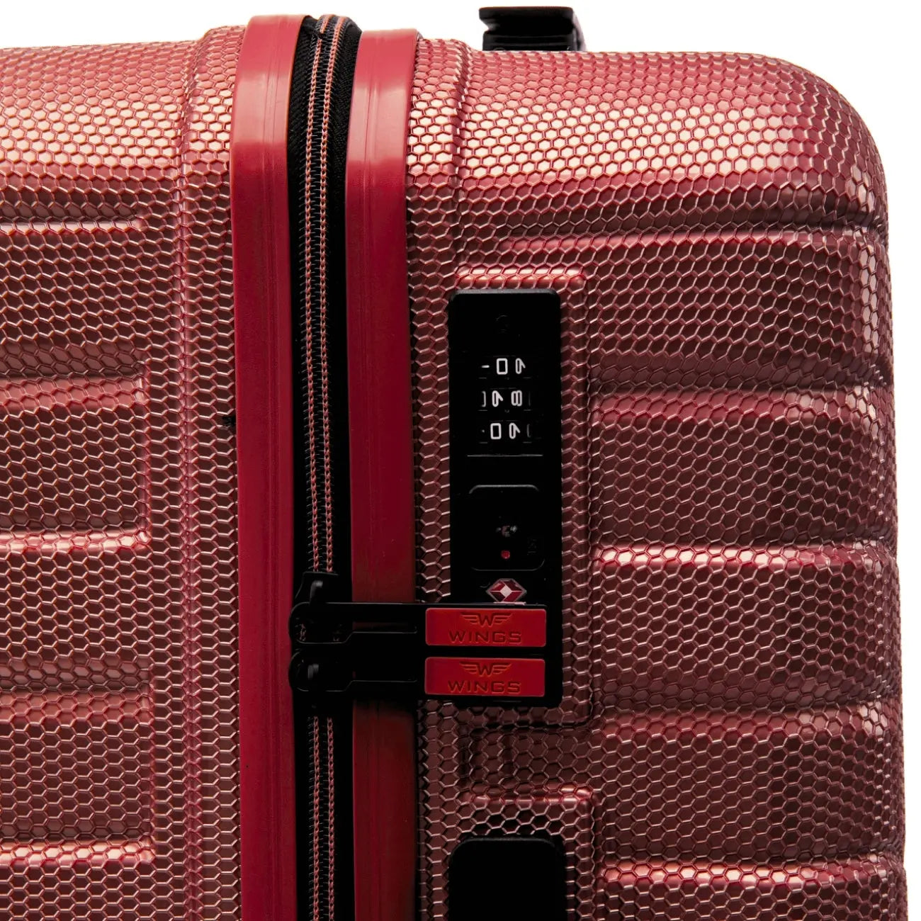 Zestaw 4 walizek Wings CRAKE S/M/L + Kuferek WINE RED CRAKE COLLECTION