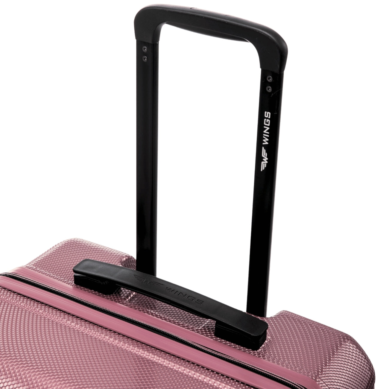 4er-Set Wings CRAKE-Koffer S/M/L + ROSE GOLD-Reisetasche