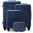 Set od 4 Wings CRAKE kofera S/M/L + MIDDLE BLUE ručni prtljag